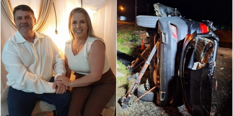 Vídeo mostra colisão que causou morte de casal de pastores e deixou 4 feridos graves em SC