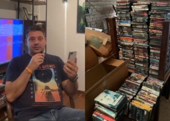 Doações de videolocadora em SC com 10 mil DVDs mobiliza cinéfilos de vários estados: 'mídia física traz senso de urgência'