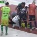 Lâmpada cai na cabeça de jogador da Chape em partida do Catarinense de Futsal; VÍDEO